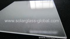 Solar glass for solar water heater collector