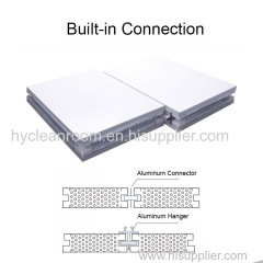 Cleanroon sandwich wall and ceiling panel rockwool panel magnesium panel handmade cleanroom panel