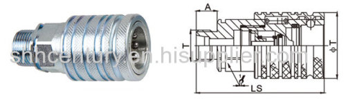 ISO5675 Pull And Push Type 1/2 Quick Disconnect Couplings Pioneer 4250 Aeroquip interchangeable