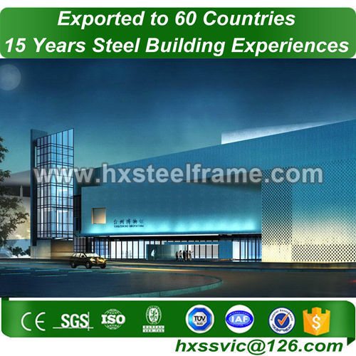 Heavy Steel Frame Fabrication formed build steel building modern designed