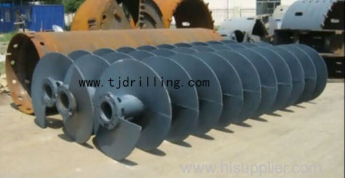 Cfg Continuous Auger with Flange Coupling Dia 600mm with Cfg Auger Head for Cfg Pile Foundation