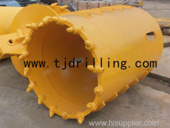 Core Barrel with Bullet Teeth/Cross Cutter/Pin Teeth/Replaceable Teeth 1000mm Dia Used for Deep Foundation Piling Work