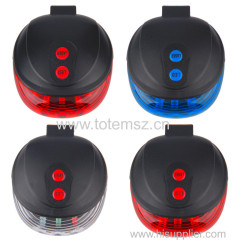 5LED+2Laser Waterproof Led Bycicle Rear Light