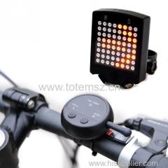 64 LED Wireless Remote Bike Turn Signals Laser Light