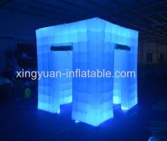 Led Inflatable photobooth with 2 doors