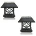 Solar Lantern Pillar/Column/Pedestal Light LED Solar Garden Landscape Street Night Lights (White Light)