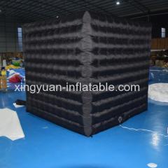 Mobile Photo booth Inflatable cube with 2 doors