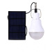 Solar Panel Powered LED Light Bulb Upgrades Portable 3W 110LM Solar LED Lights Lamp
