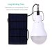 Solar Panel Powered LED Light Bulb Upgrades Portable 3W 110LM Solar LED Lights Lamp