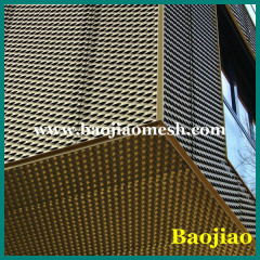 Decorative Aluminum Expanded Curtain Wall Metal Mesh