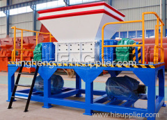 LING HENG Plastic bottles shredder waste plastic scrap shredding machine Rubber plastic crushing machine for sale