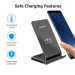 Qi standard fast Charging wireless charger stand for Samsung Galaxy/ iPhone X -ADSDIA