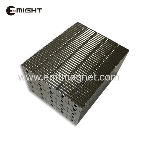 Neodymium Permanent Magnets Block 16X10X3-d3.5mm N35