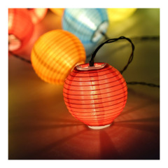 10 LED Waterproof Solar Power Lantern Lamp Festive Garden Ball String Fairy Light Multi Color Christmas Outdoor Lighting