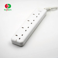 UK Standard SASO 2 Way Power Strip With Individual Switches