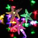 0 LED Sea Star Solar String Lights Outdoor Waterproof Fairy Light String for Christmas Party Birthday Decoration