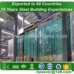 OEM structural steel fabrication formed metal building systems big-Span