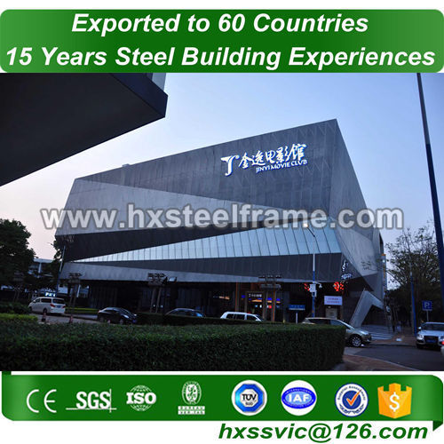 peb structure fabrication formed single slope steel building anti-corrosion