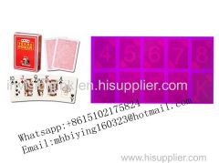 Russia ZGY plastic marked playing cards for omaha texas poker game cheat/contact lenses/uv ink/casino cheat/cards cheat