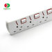 US ETL 3 outlet power strip with switch