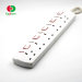 8 way universal power strip with switch