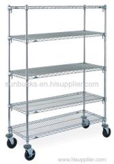 Chromed Wire Mesh Shelving