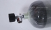 Diving carbon fiber cylinder with thread valve and gauge
