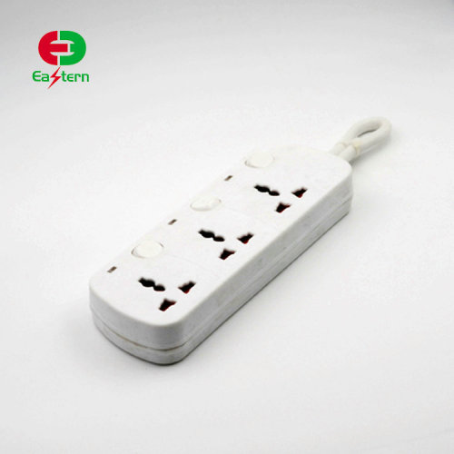 10 amp universal outlet AC multiple power 3 way electrical extension socket