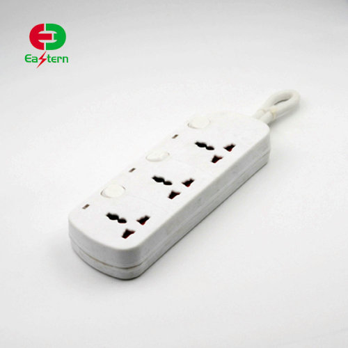 Universal 3 Outlet Multi Plug Extension Socket Electric UK Socket with USB