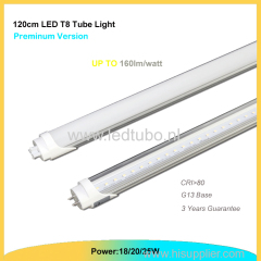 0.6m LED T8 tube light Aluminum profile 9w 100lm/w