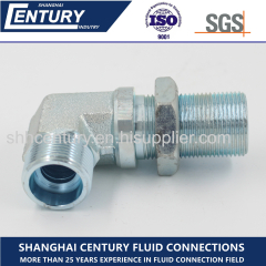 6C9 6D9 WSV Hydraulic fittings Metric MALE 90 degree elbow bulkhead adapter