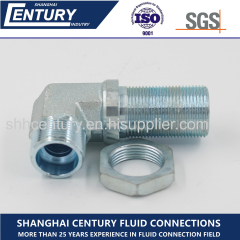 6C9 6D9 WSV Hydraulic fittings Metric MALE 90 degree elbow bulkhead adapter