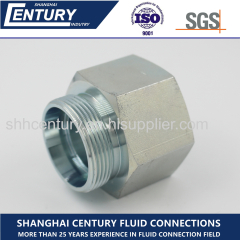 H Type 24 Degree GAI-R Metric Male To Bspp Female Thread Hydraulic Female Connector Fitting