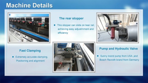 cnc hydraulic servo metal plate bending machine sheet metal steel plate press brake