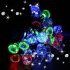 Solar Powered 20 LED Outdoor Garden Yard Party Fairy Diamond String Lamp Lights For Christmas Wedding Bedroom Decoration