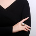 Fashion pearl jewelry silver ring TG-BAR-R-1708