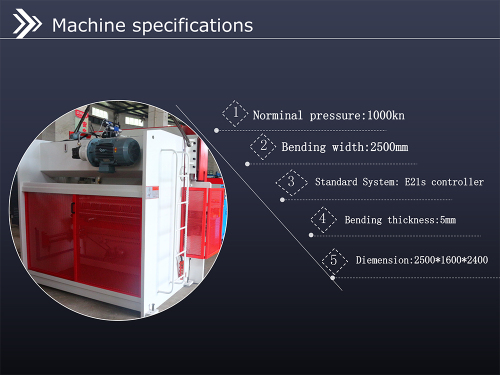 100Ton X 2500mm hydraulic metal bending machine hydraulic press brake from Durmapress