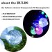 Bubble shape 20LED Outdoor String Light Solar Starry Christmas Party multicolor led fairy Lights