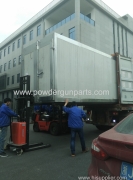 Gas Powder Coating Oven Exporting to Ecuador