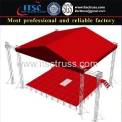 Red Aluminum Stage Lighting Trussing System for Trinidad and Tobago