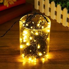55.8ft 17M 100 LED Solar Outdoor Fairy String Lights Starry Fairy Lights Ambiance Lighting Waterproof for Holiday