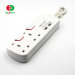 smart extension socket 2 USB port 6 outlet power strip with overload protection