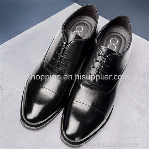 Men height increasing shoes elevator dress shoes