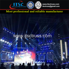 Light Scaffolding Truss System for Concerts