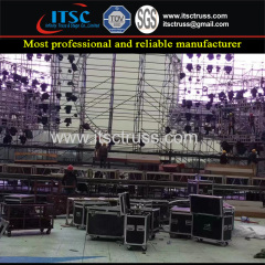 Light Scaffolding Truss System for Concerts