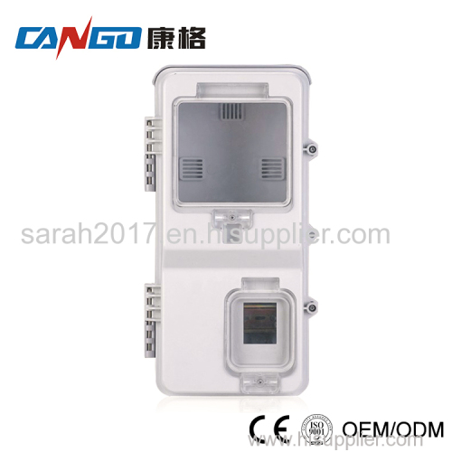 single phase electric plastic distribution meter box