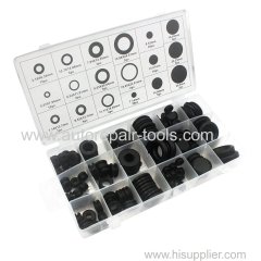 125 PC Rubber Grommet Assortment O-Ring Kit