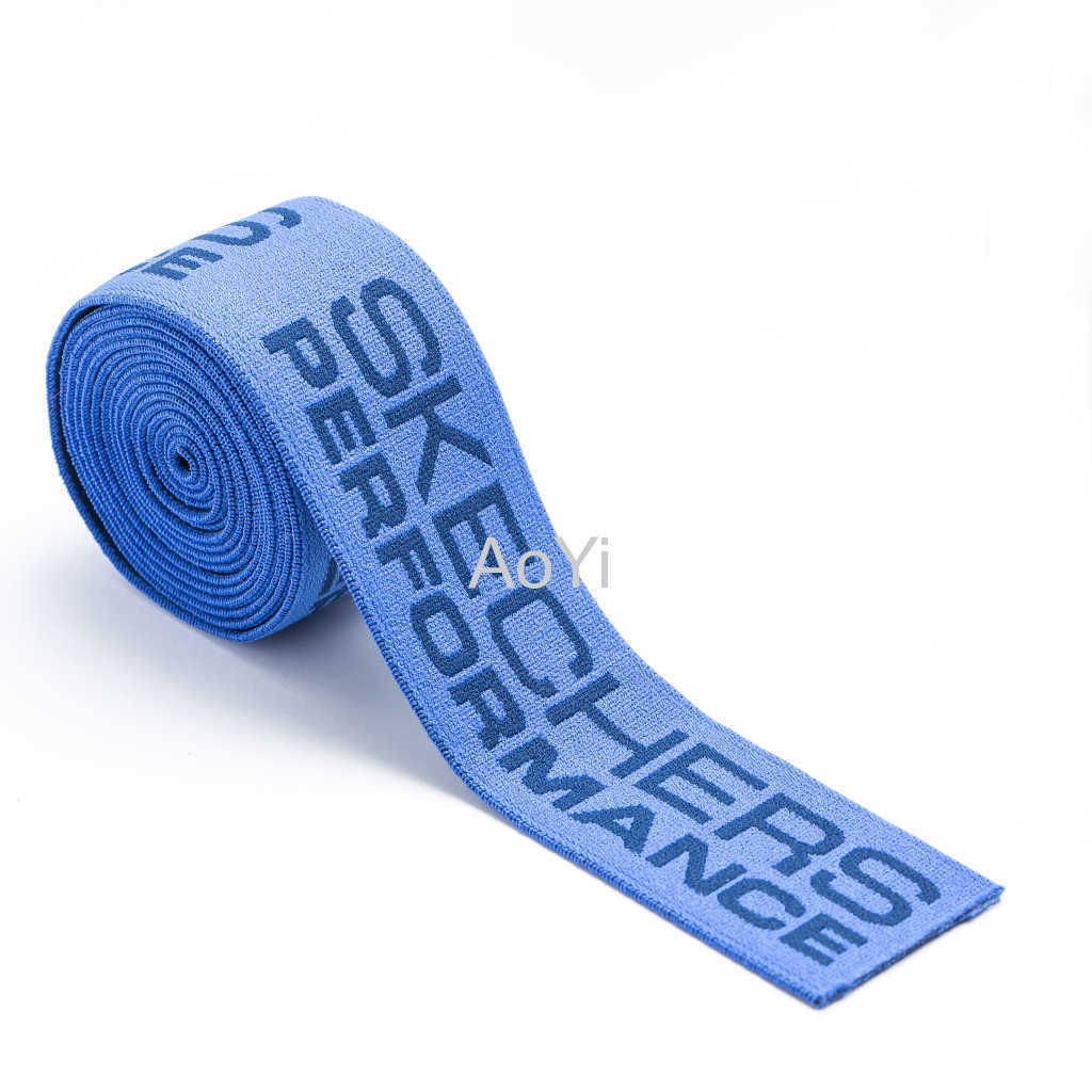 5cm Jacquard Polyester Spandex knitted tape for clothing