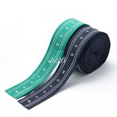 Jacquard webbing tape with letters