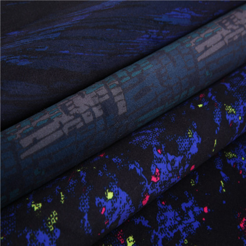 camouflage design degital printed sport wear fabrics